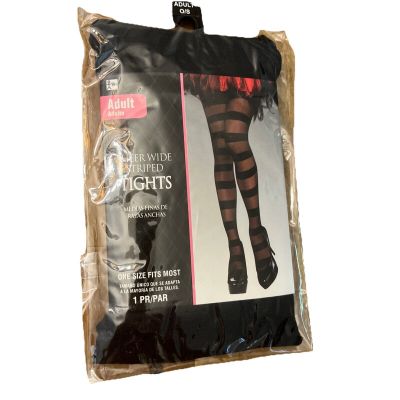 Halloween  Costume- Sheer wide striped tight adult size